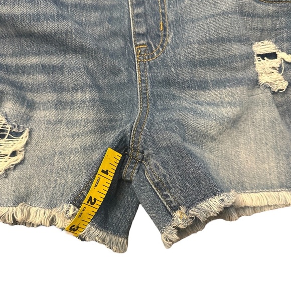 Cat & Jack Blue Denim Overalls Bibs with Shortalls Girls 10/12 Target Large - Picture 2 of 9